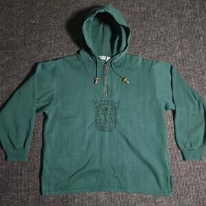 Rare Vintage 80s Alpine Express hoodie with big embroidered logo